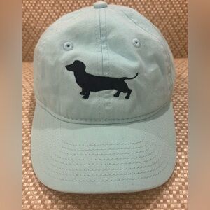 Light Green Dachshund Embroidered Hat